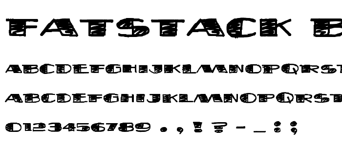 FatStack BB font